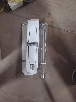 Sylvania Lumalux Lamp LU1000/ECO S52 Clear High Pressure Sodium Lamp. New - Image 1 of 4