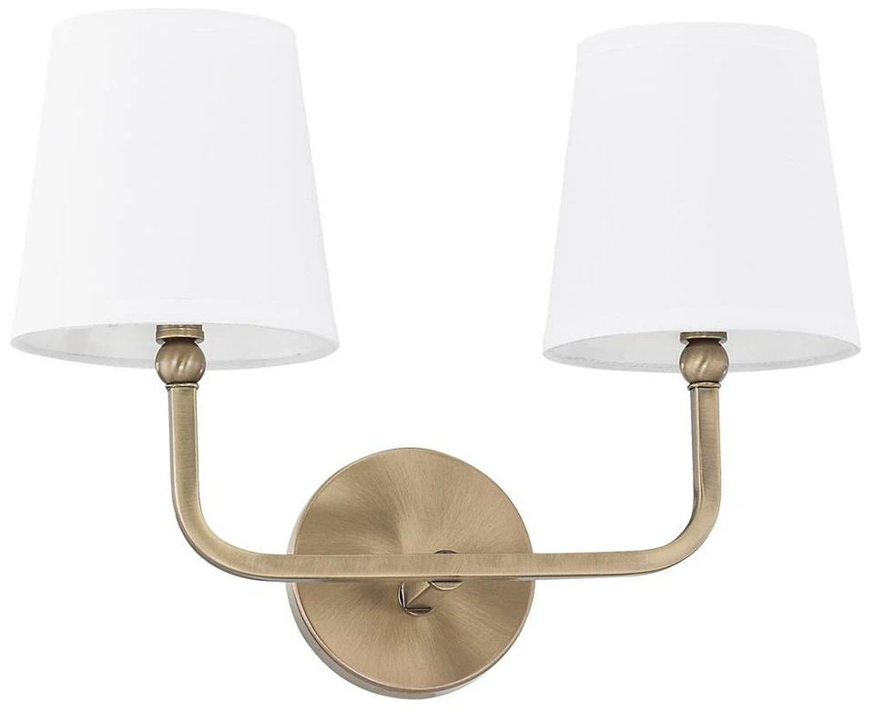Capital Dawson 12" High Aged Brass 2-Light Wall Sconce - Image 1 of 1