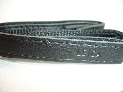 Genuine Leica Black Neck Shoulder Camera Strap,  thin / quick release - Image 1 of 4