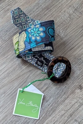 NWT Vera Bradley Mod Floral Blue Reversible Belt - Image 1 of 3