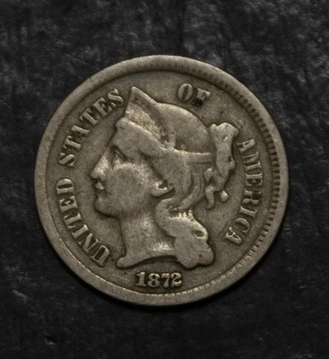 1872 Three Cent Nickel VG Lot 2470 - Image 1 of 2