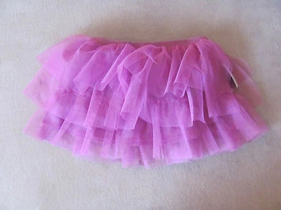 Nueva falda de tul en capas tutú púrpura fucsia circo niña pequeña 12-24 meses Foto 1 de 3