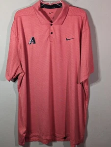 Nike Arizona Diamondbacks MLB X BMW Performance Tour Golf Polo Dry Fit 2XL rot - Bild 1 von 5