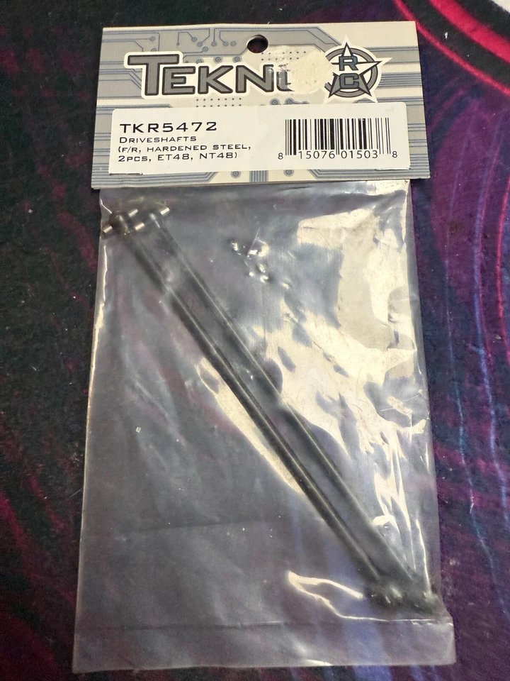 Tekno RC TKR5472 Front/Rear Hardened Steel Driveshafts (2) - Image 1 of 2