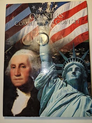 1998-2008 P&D- state washington quarters (all 100 coins) free shipping no reserv - Image 1 of 4