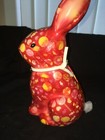 Pomme Pidou Rabbit Bunny Money Box bright ceramic - rare and collectable item