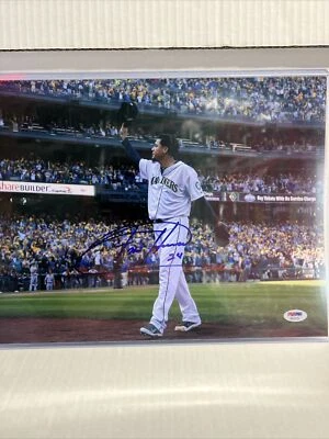 RARE Seattle Mariners Felix Hernandez Autographed Signed Photo PSA COA 11x14 - Image 1 of 4