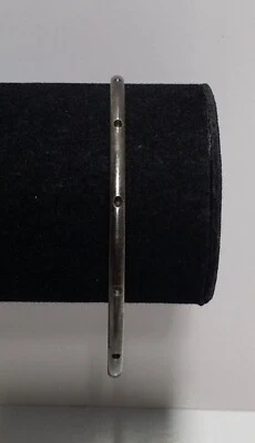 Pulseira vintage texturizada de prata esterlina 925  - Imagem 1 de 4