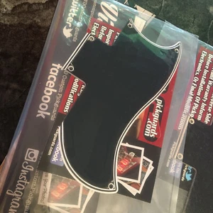 5 Ply WIDE BEVEL Pickguard for Gibson SG 60's & 70's Tribute , Modern, SGJ & SGM - Picture 1 of 7