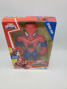Marvel Super Hero Adventures Mega Mighties Spider Man Poseable 10" Figure - Picture 1 of 6