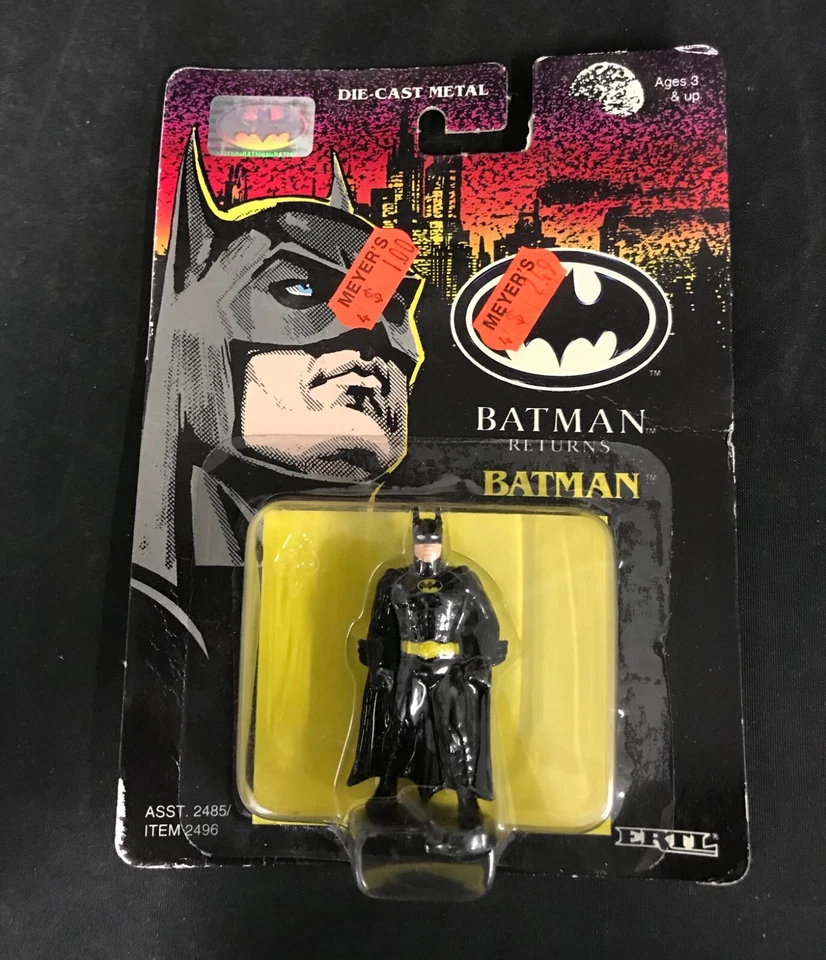 Vintage 1992 Ertl Batman Returns Die Cast Metal Figure