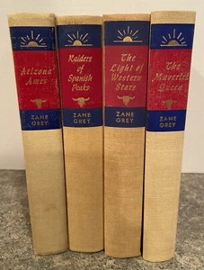 Vintage Zane Grey Books Walter J. Black Editions, Hardcovers Lot of Four - Picture 1 of 11