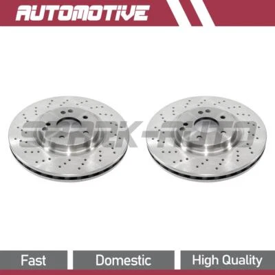 DuraGo Front Brake Rotors For Mercedes-Benz CLK350 2009 2008 2007 2006 - Image 1 of 3