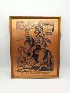 Coppercraft Copper Framed Etching Earl of Essex Robert Devereux picture vintage - Picture 1 of 12