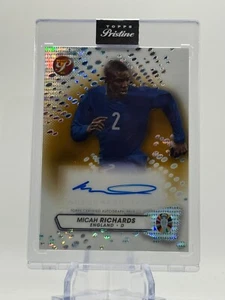 Micah Richards 2023-24 Topps Pristine Encased Auto UEFA Road Euro 2024 42/50 - Picture 1 of 6