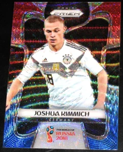 2018 Prizm World Cup Joshua Kimmich Red & Blue Wave Prizms Refractor Base - Picture 1 of 2