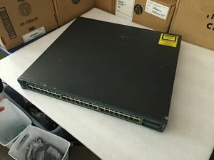 Cisco WS-C3550-48-SMI Faceplate little broke.* 1 year warranty* - Picture 1 of 3