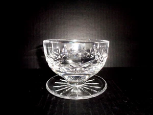 Waterford  LISMORE CRYSTAL FOOTED DESSERT / GRAPEFRUIT BOWL - Picture 1 of 6