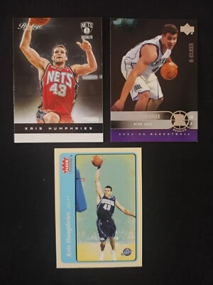 LOTE DE 3 TARJETAS DE BALONCESTO DE LA NBA 2012-13 - Kris Humphries #73 UTAH JAZZ NY NETS Foto 1 de 4