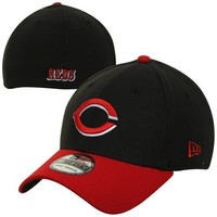 New Era Cincinnati Reds Black MLB Team Classic Alternate 39THIRTY Flex Hat