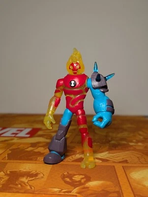 Figura de acción HEATBLAST Omni-Glitch Heroes Mix and Match 5" Playmates 2020 Foto 1 de 4