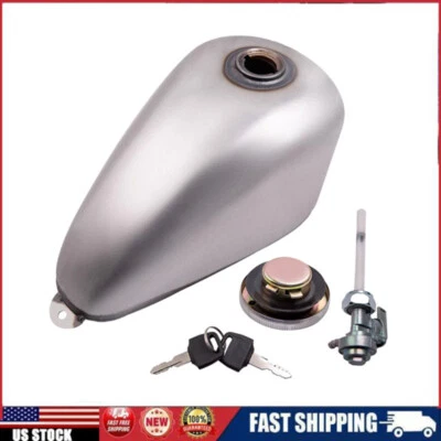 1.5 Gallon 5L Gas Fuel Tank For Harley Sportster Ironhead Bobber 1955-1978 US Foto 1 de 4
