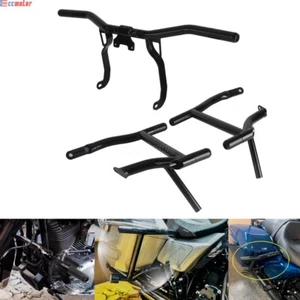 For Harley Touring 2014-Up Highway Peg Crash Bar & Rear Saddlebag Bracket Guards - Picture 1 of 8