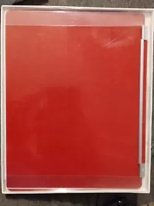 BRAND NEW (PRODUCT) RED Apple iPad Leather Smart Cover iPad 2 - Picture 1 of 2