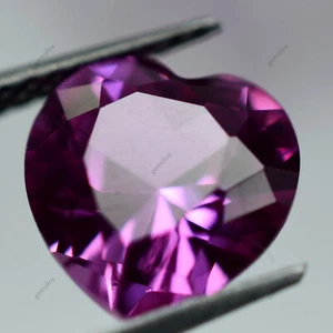Natural CERTIFIED Ruby Pink Heart Cut 6x6 mm 8Pcs Ring Size Gemstone for Jewelry - Picture 1 of 7