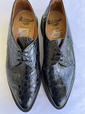 Doc Martens Men’s Black Embossed Creeper Oxford Shoe US Men's Size 7 - Image 1 of 4