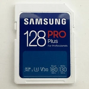 Samsung PRO Plus 128GB SDXC Full Size SD Card Class 10 U3 MB-SD128S/AM - Picture 1 of 1
