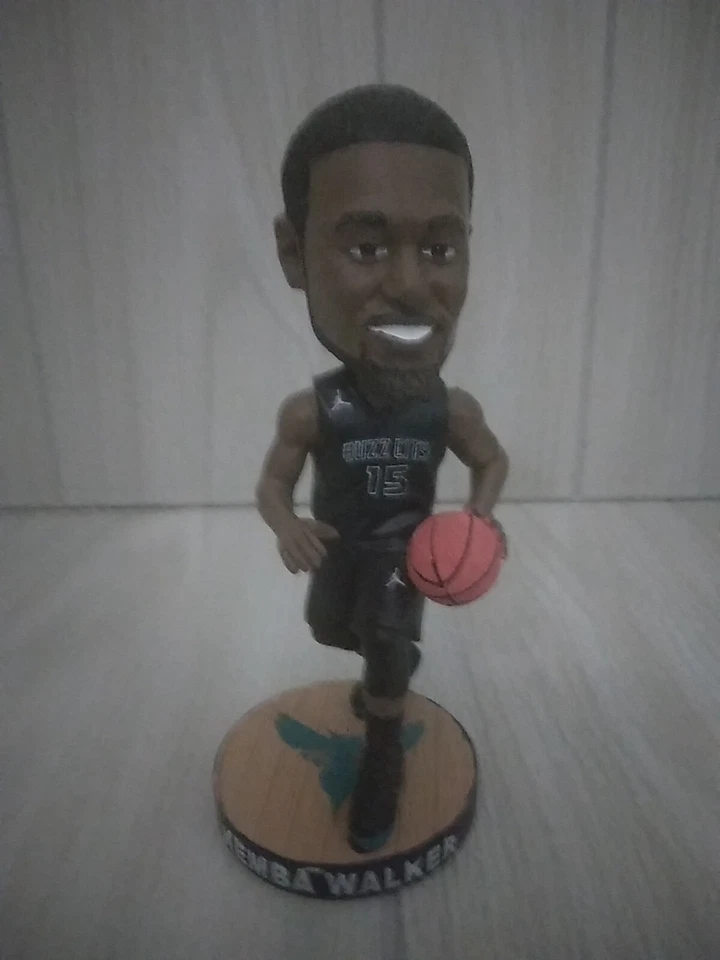 Kemba Walker #15 Charlotte Hornets  Buzz City Bobblehead Match-up 6 1/2" Tall - Image 1 of 4