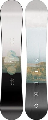 Nitro Fate Women's Snowboard 147 cm Camber-Out Directional Twin New 2025 - Image 1 of 4