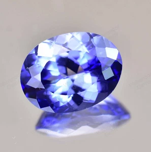13,60 ct natürlicher königsblauer Saphir oval zertifiziert atemberaubender loser Edelstein - Bild 1 von 7