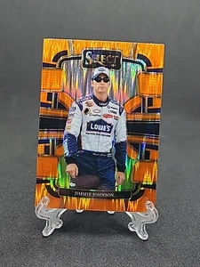 2024 Select Racing - JIMMIE JOHNSON - Orange Flash Prizm #91 - Picture 1 of 2