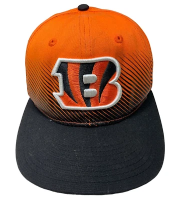 ^ Para hombres New Era 9Fifty Negro/Naranja NFL Cincinnati Bengals, gorra/gorra Snapback Foto 1 de 4