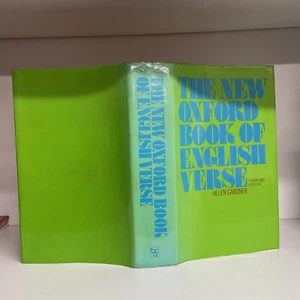 THE OXFORD BOOK OF ENGLISH VERSE compiled by Helen Gardner (Hardback 1975) J15 - Imagen 1 de 5