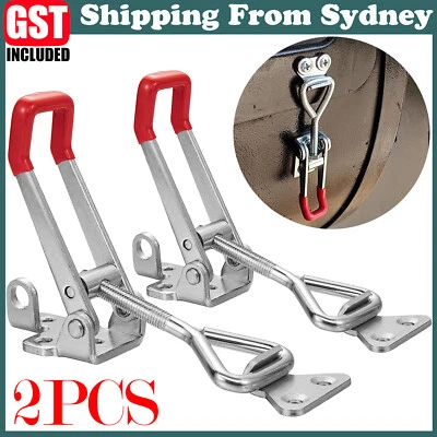 2PCS Dual Purpose Toggle Clamps 4001 Latch Style Clamps 100kg Load Capacity Tool - image 1 of 4