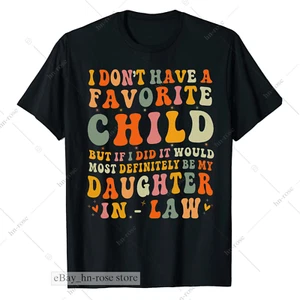 Daughter In Law Funny T-shirts From Mother In Law Family Matching Sarcastic Tee - Picture 1 of 7