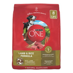 High Protein Dry Dog Food, Grain-Free Lamb & Rice Formula, 8 lb Bag - Picture 1 of 6