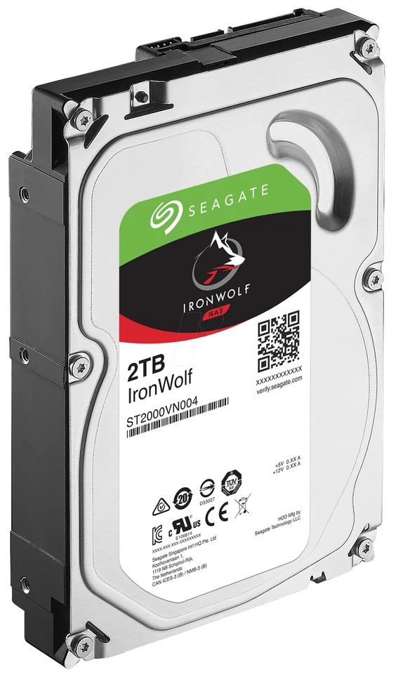 Seagate IronWolf 2TB Internal Hard Drive NAS HDD ST2000VN004 - Image 1 of 4