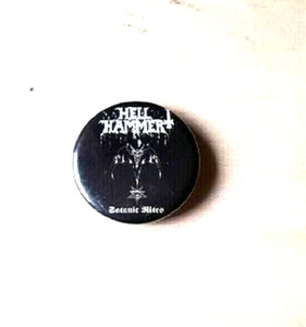 HELLHAMMER - Satanic Rites - SPILLA/BADGE 4,5mm - mid-1990's original pin - Picture 1 of 1