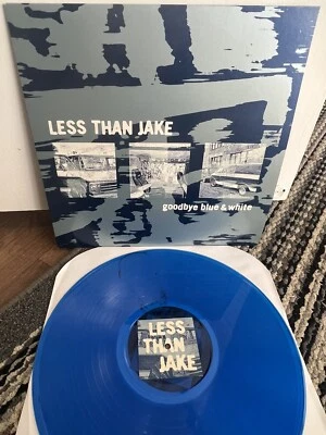 Less Than Jake - Goodbye Blue & White LP Blue Vinyl - Image 1 of 3