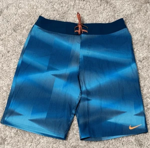 Nike swim trunks, size 32 Med Great Condition blue - Picture 1 of 5