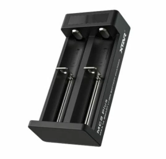 Cargador USB Xtar MC2 plus de 2 bahías para baterías de iones de litio 14500 - 18650 - 26650 Foto 1 de 1