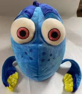 Authentic Disney Store Finding Nemo Dory 14" Plush Beanie Stuffed Toy Exclusive - Picture 1 of 20