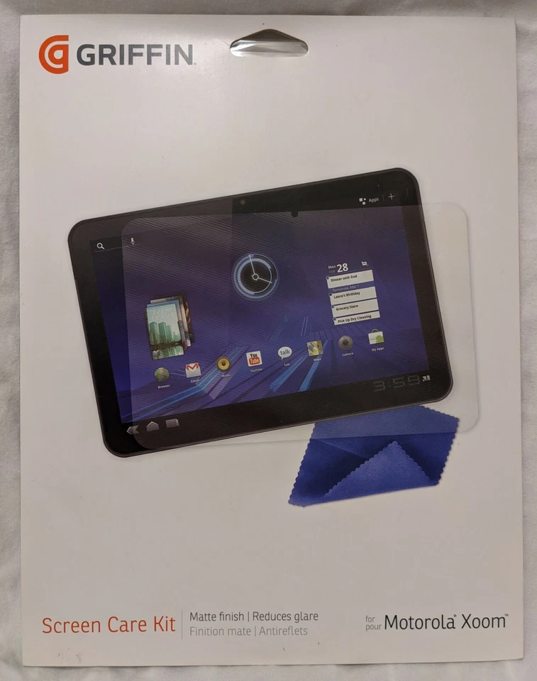 BRAND NEW:  Griffin Screen Protector for Motorola Xoom - Image 1 of 2