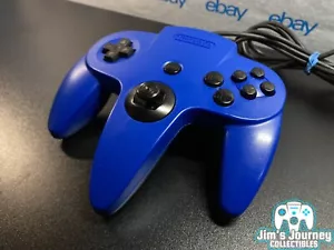 Nintendo 64 N64 Blue Custom Button Controller Benchmarking Tight Stick OEM - Picture 1 of 12