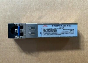 ADVA SFP/2G5U/1310S/SM/LC SFP Transceiver Module ADVA RTXM192-450-ADV - Picture 1 of 12