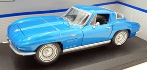 Maisto 1/18 Scale Diecast 31640 - 1965 Chevrolet Corvette Stingray Met Blue - Foto 1 di 5